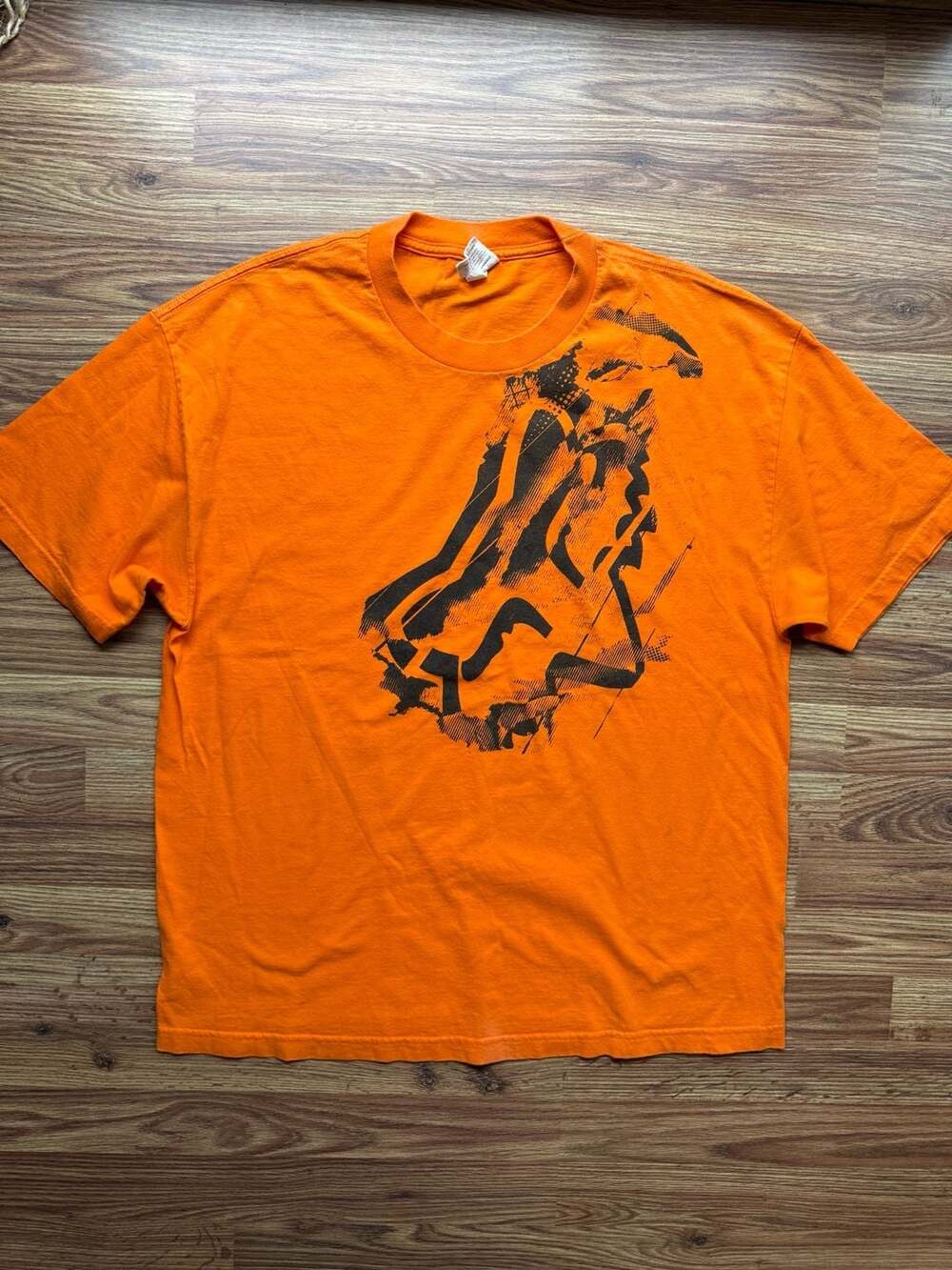 Vintage Fox Racing Graphic T-Shirt Orange XL